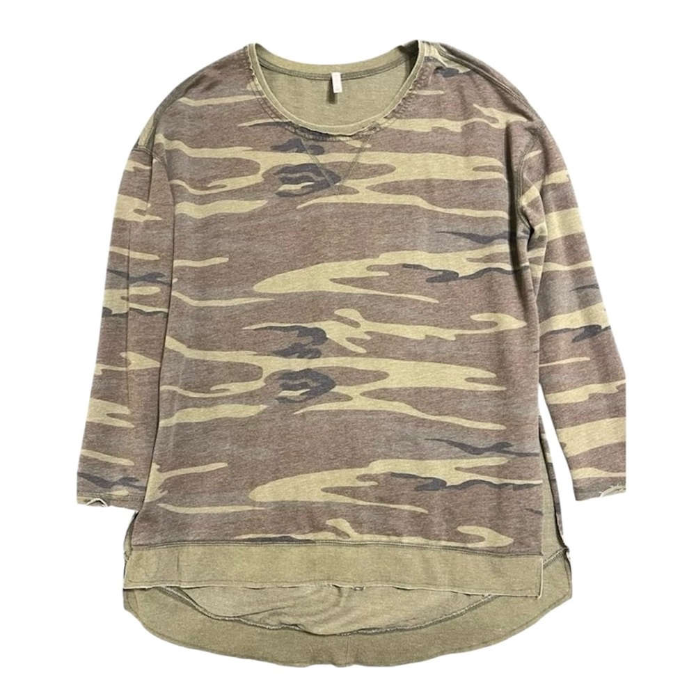 Women’s Z-Supply Camo Weekender Top | Size Small-Oversized